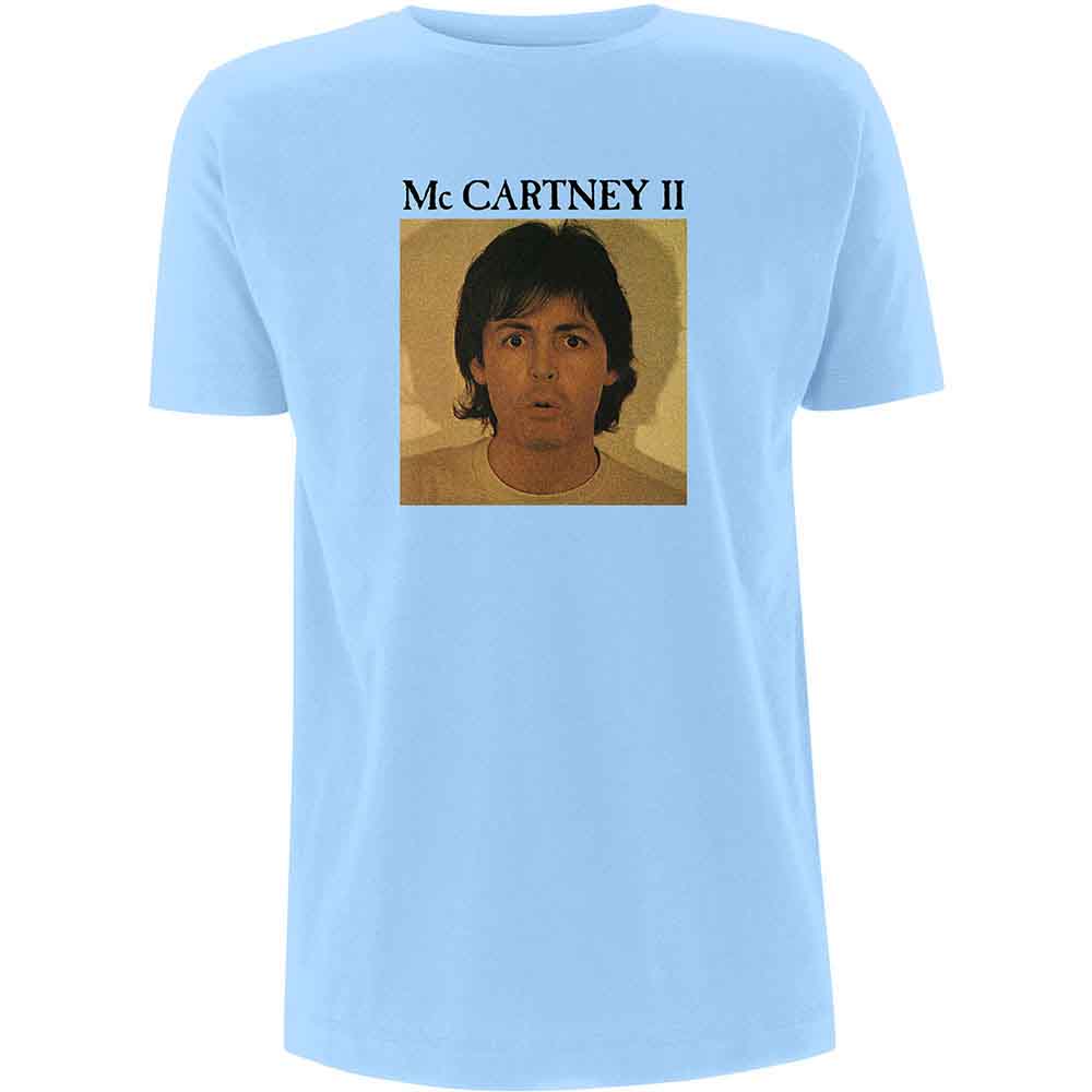 Paul McCartney Unisex T-Shirt: McCartney II (Light Blue)