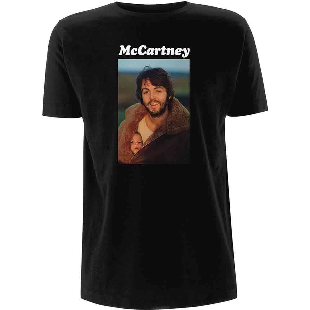 Paul McCartney Unisex T-Shirt: McCartney Photo (Black)