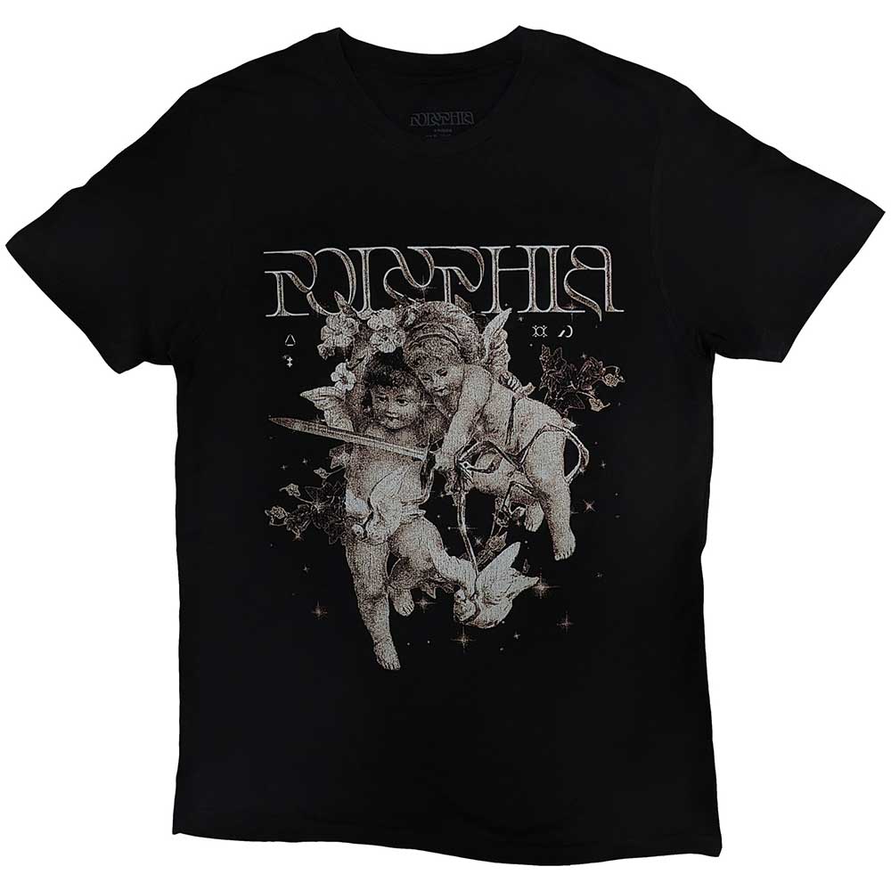Polyphia Unisex T-Shirt: Cherub (Black)