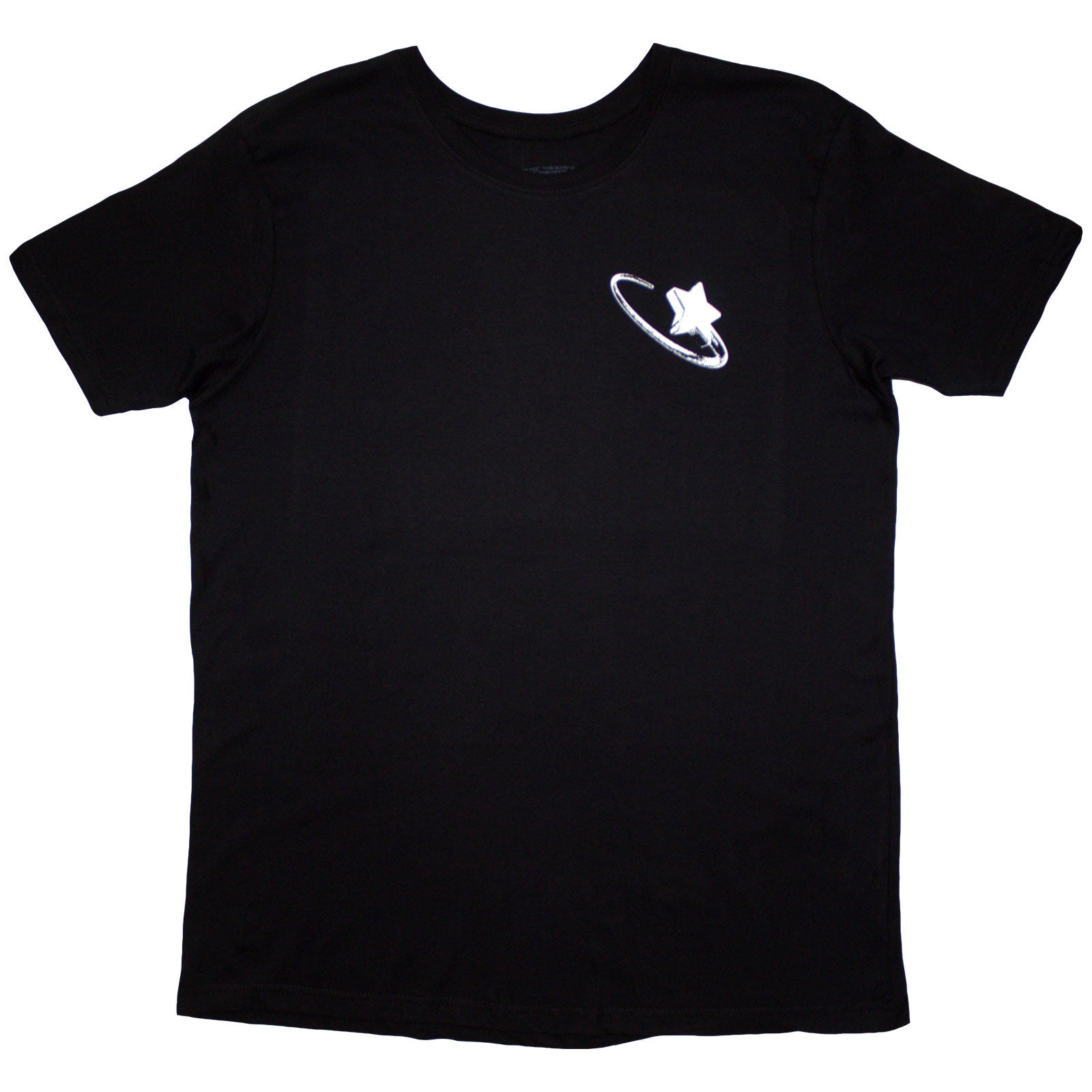 Pop Smoke Unisex T-Shirt: Stars Infill (Black) (Back Print)