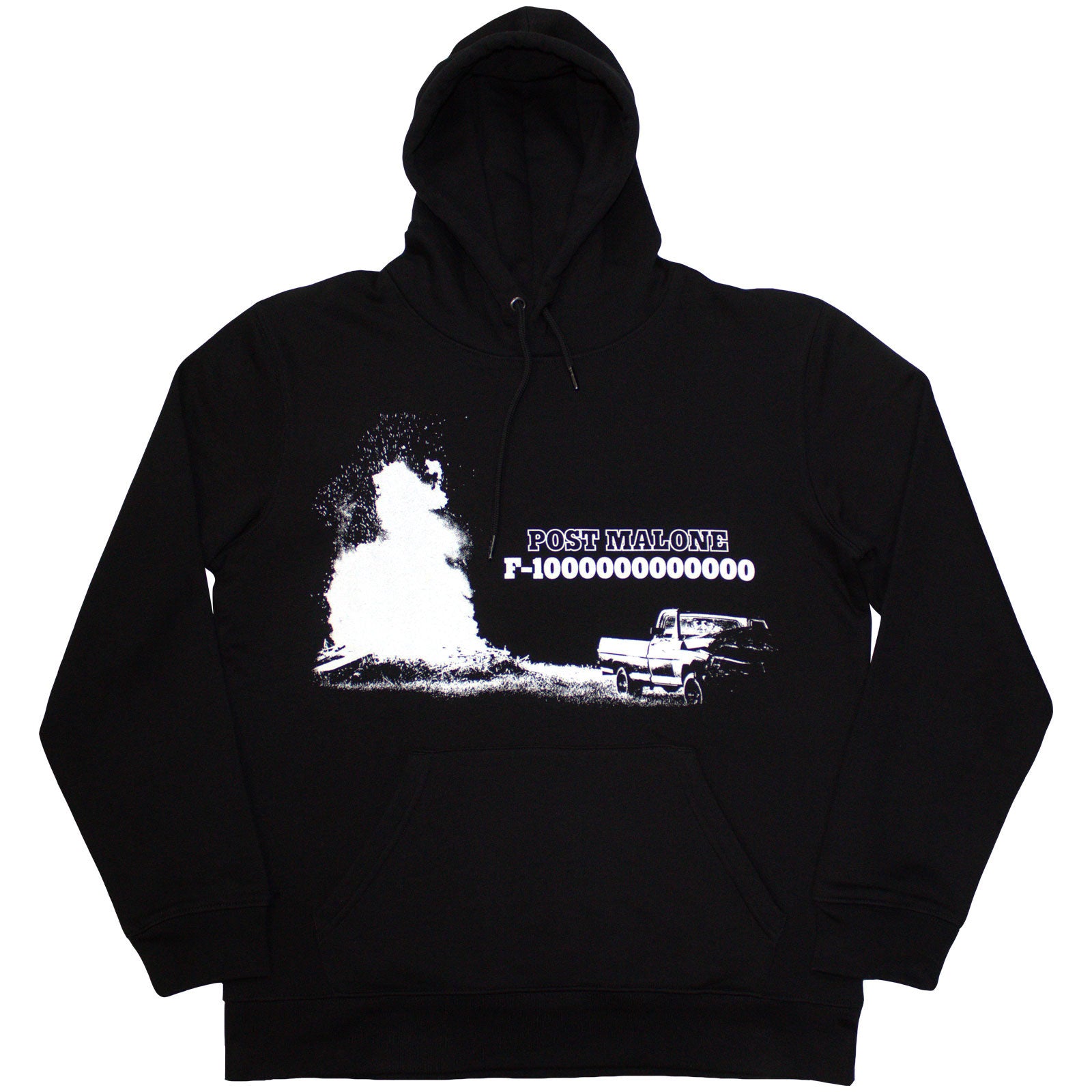 Post Malone Unisex Pullover Hoodie: Truck (Black)