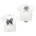 Post Malone Unisex T-Shirt: Inflatable Butterfly 2023 Tour (White) (Back Print & Ex-Tour)