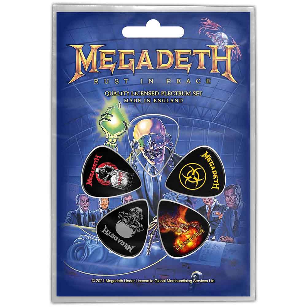 Megadeth Plectrum Pack: Rust In Peace