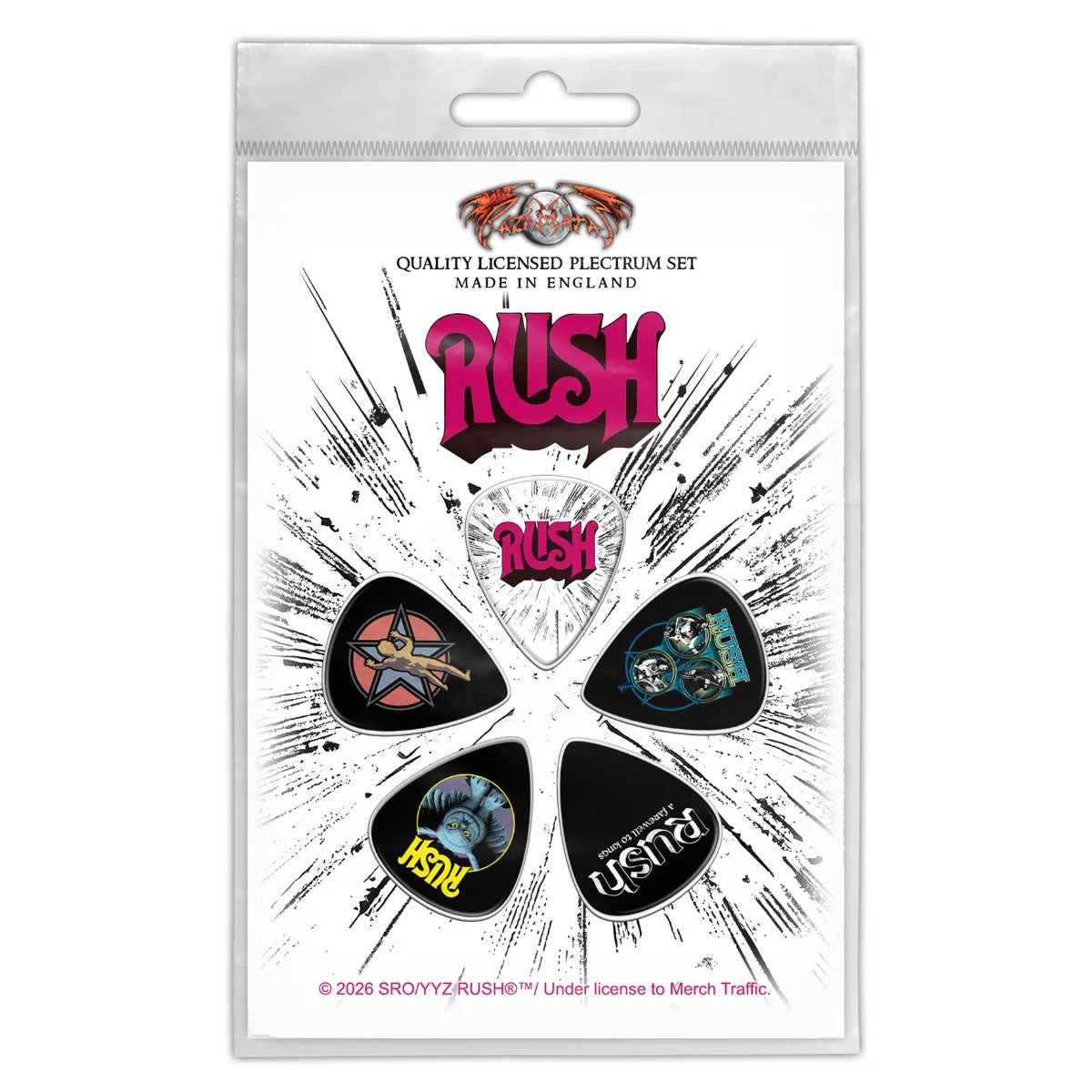 Rush Plectrum Pack: Rush