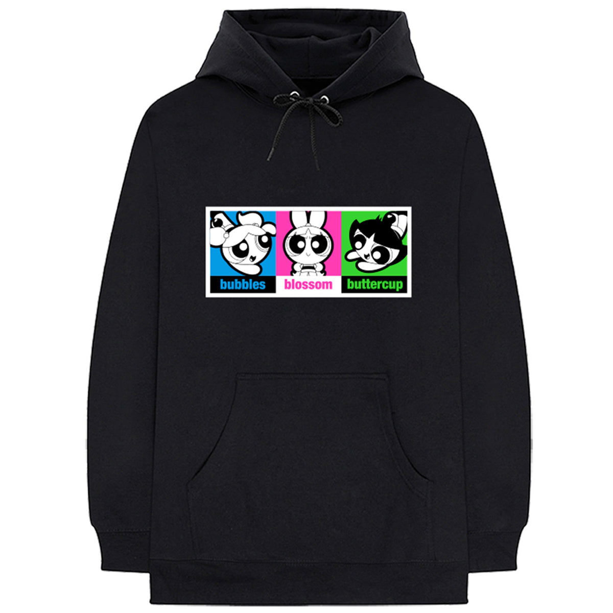 Cartoon Network Unisex Pullover Hoodie: Grid (Black)