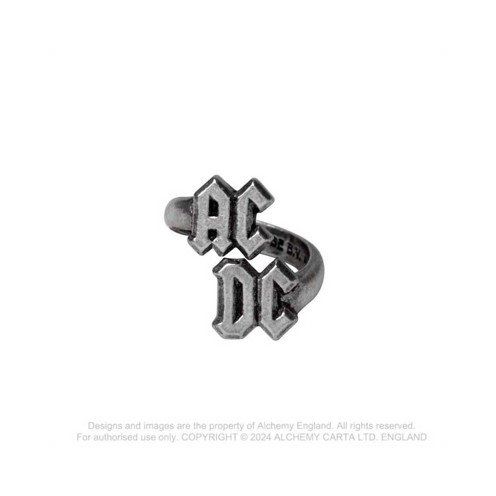 AC/DC Finger Ring: Logo