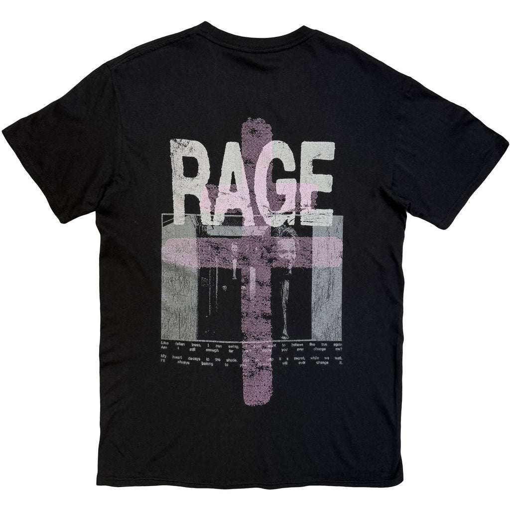 President Unisex T-Shirt: Rage (Black) (Back Print)