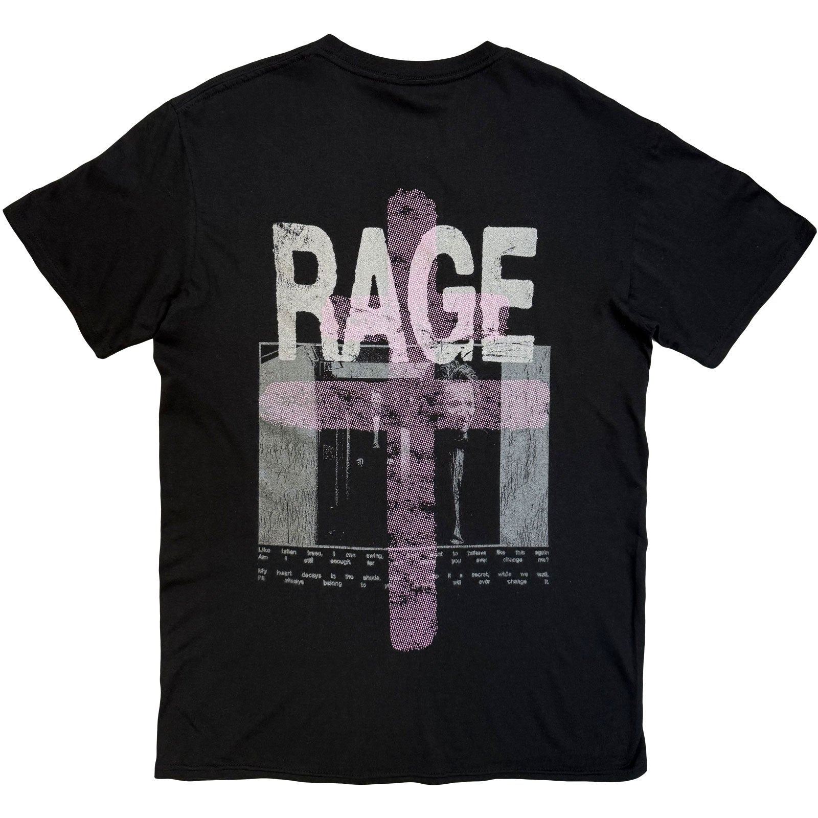 President Unisex T-Shirt: Rage (Black) (Back Print)