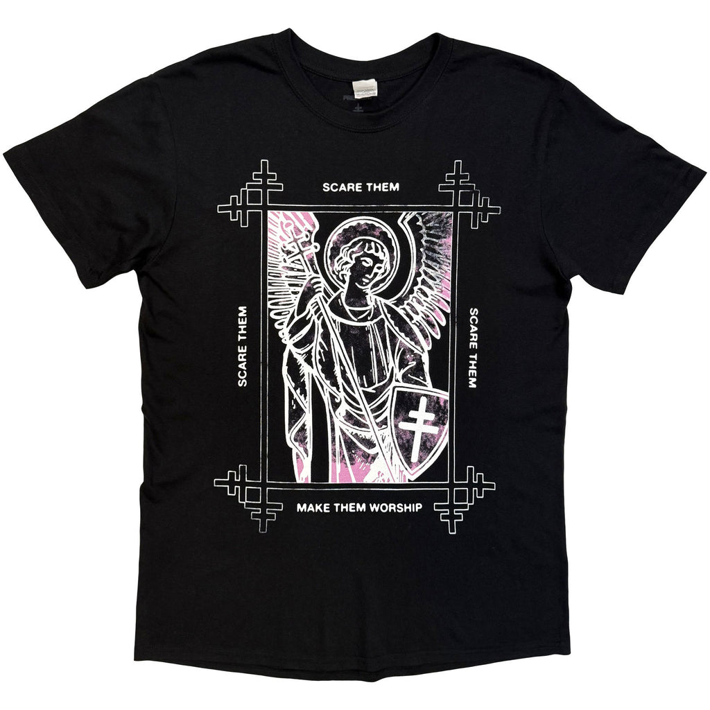 President Unisex T-Shirt: Angel (Black) (Back Print)