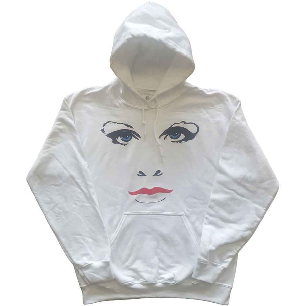 Prince Unisex Pullover Hoodie: Faces & Doves (White) (Back Print)