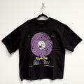 Prince Unisex Oversized Boxy T-Shirt: Purple Rain Disc (Black)