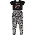 Prince Ladies Pyjamas: Purple Rain (Black)