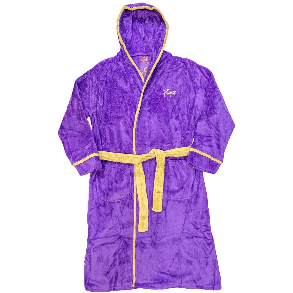 Prince Unisex Bathrobe: Symbol (Purple) (Back Print)