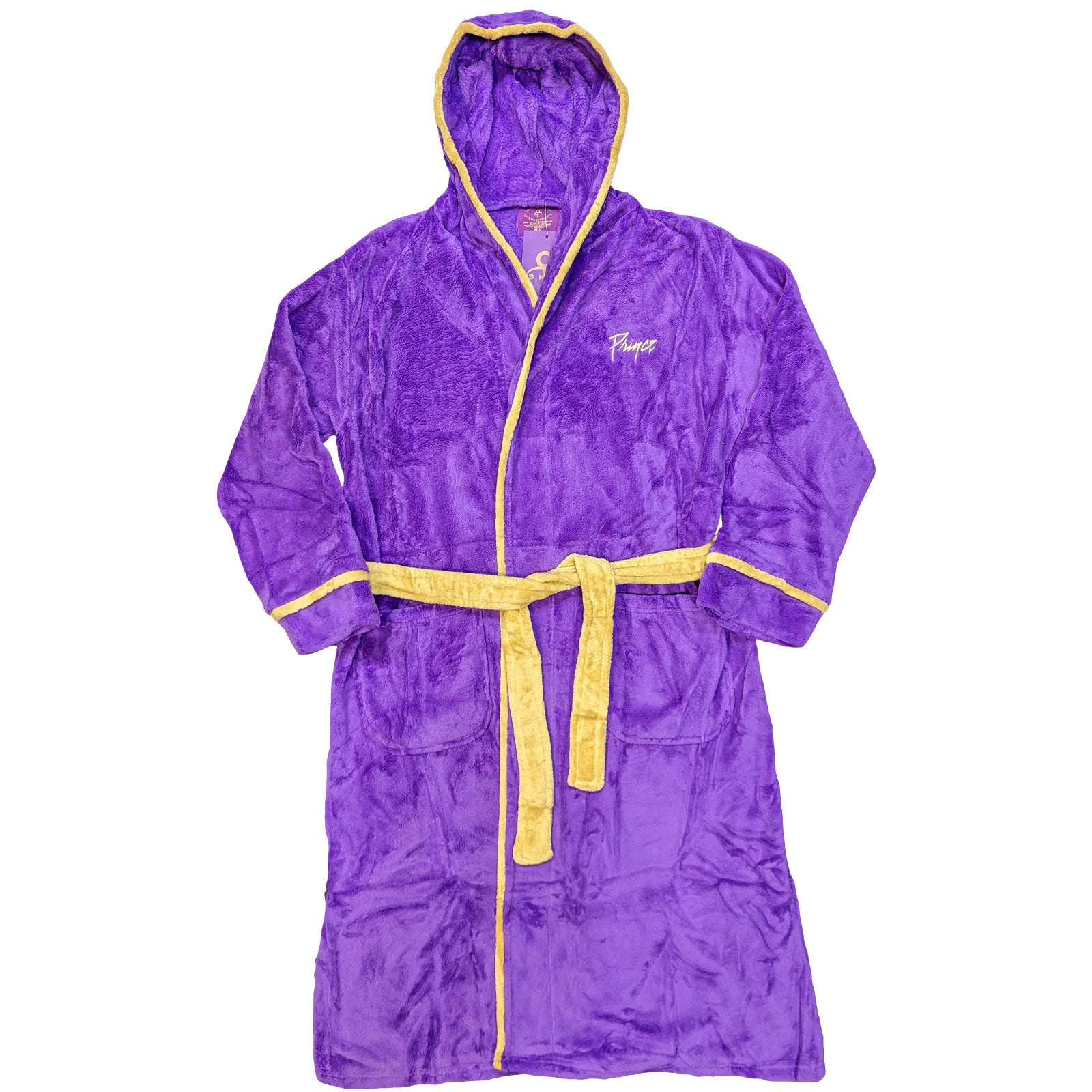 Prince Unisex Bathrobe: Symbol (Purple) (Back Print)