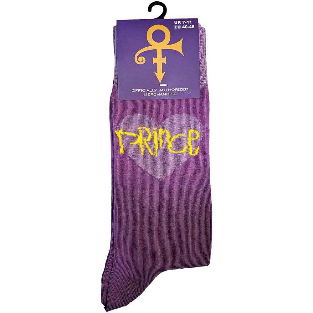 Prince Unisex Ankle Socks: Purple Heart (Purple) (UK Size 7 - 11)