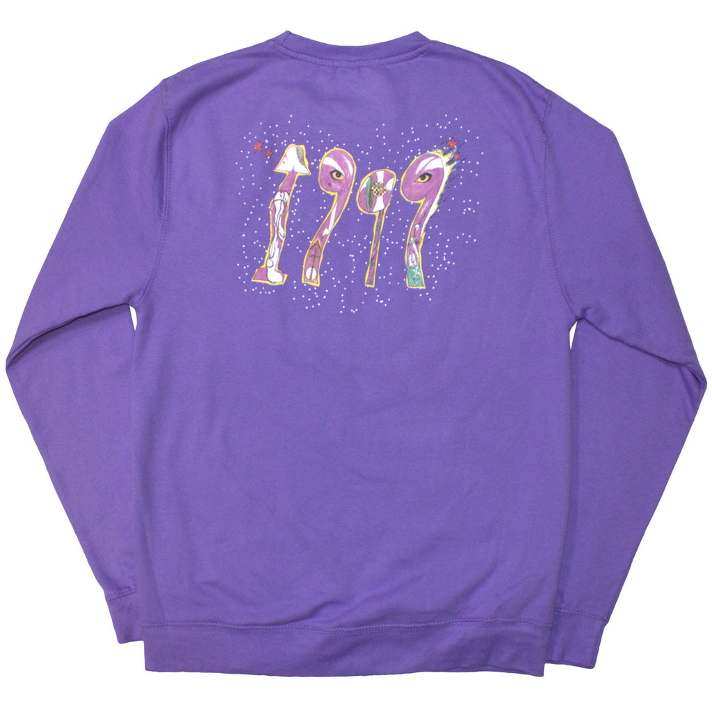 Prince Unisex Sweatshirt: 1999 (Purple) (Back Print)