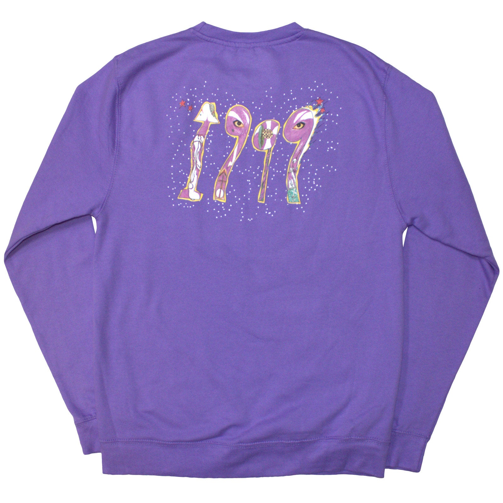Prince Unisex Sweatshirt: 1999 (Purple) (Back Print)