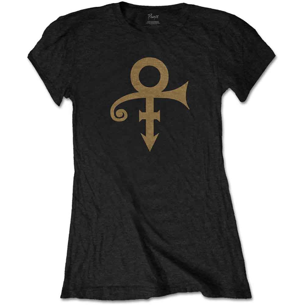 Prince Ladies T-Shirt: Symbol (Black)