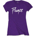 Prince Ladies T-Shirt: Logo (Purple) (LOS)