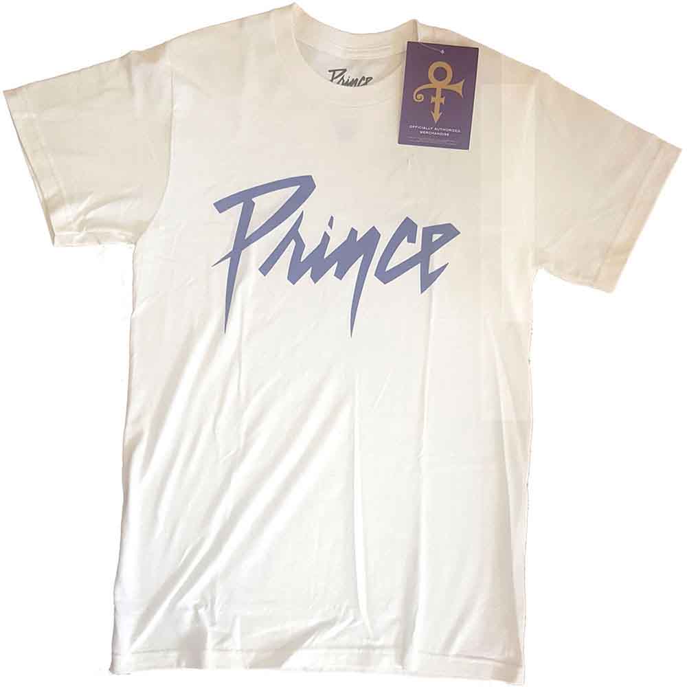 Prince Unisex T-Shirt: Logo (White)