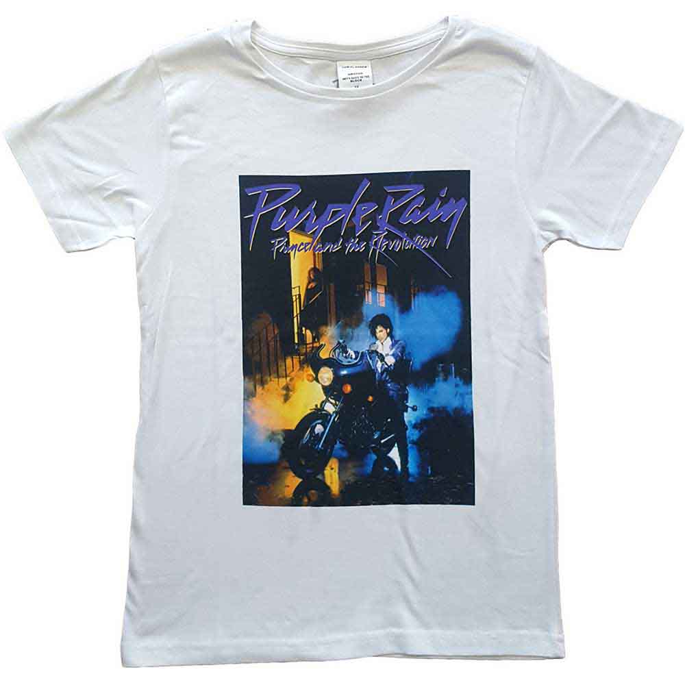 Prince Kids T-Shirt: Purple Rain (White)