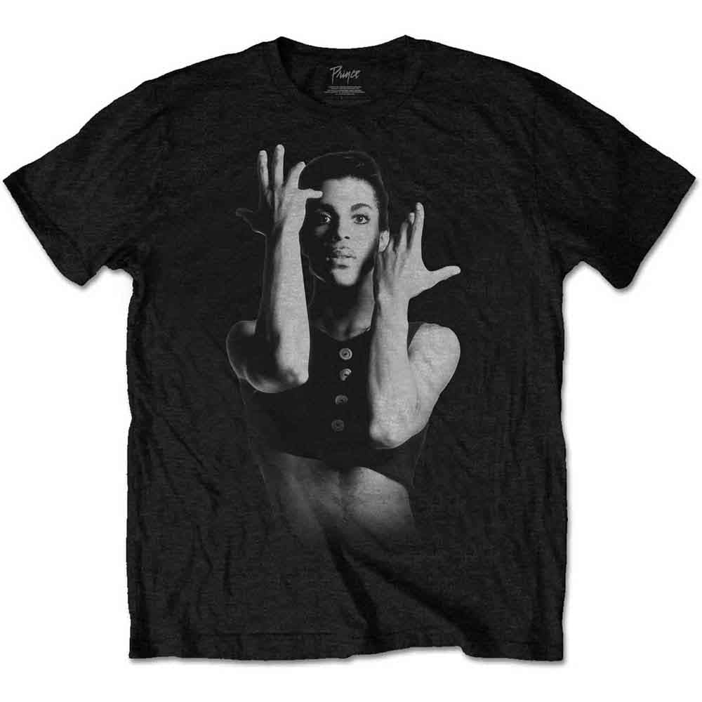 Prince Unisex T-Shirt: Parade Signature (Black) (Back Print)