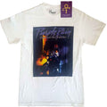 Prince Unisex T-Shirt: Purple Rain Square (White)