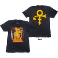Prince Unisex T-Shirt: Love Symbol (Black) (Back Print)