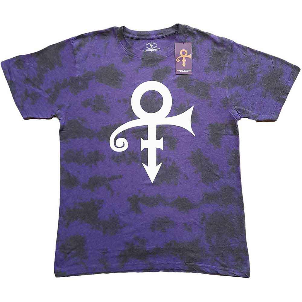 Prince Unisex T-Shirt: White Symbol (Black) (Wash Collection)