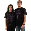 Prince Unisex T-Shirt: Purple Symbol (Black) (Embellished)