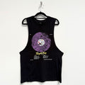 Prince Unisex Vest T-Shirt: Purple Rain Disc (Black)