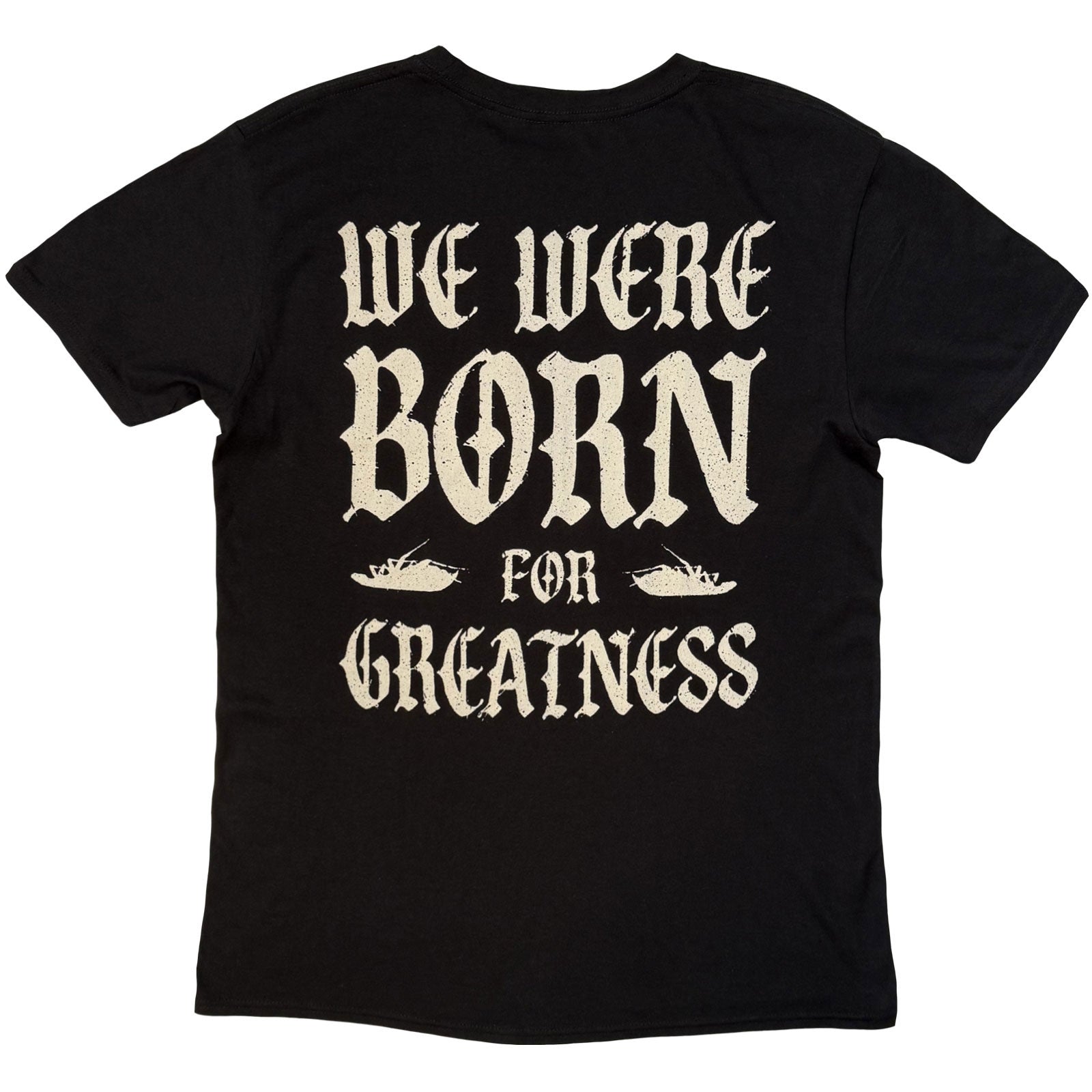 Papa Roach Unisex T-Shirt: Born For Greatness (Black) (Back Print)