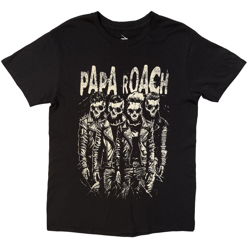 Papa Roach Unisex T-Shirt: Born For Greatness (Black) (Back Print)