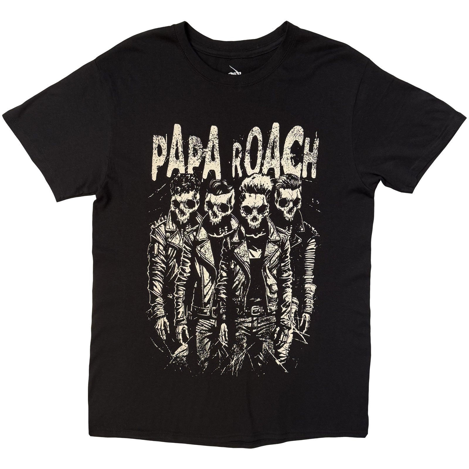 Papa Roach Unisex T-Shirt: Born For Greatness (Black) (Back Print)