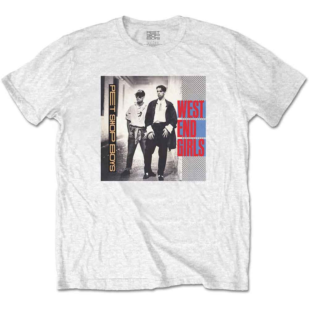 Pet Shop Boys Unisex T-Shirt: West End Girls (White)