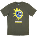 Primal Scream Unisex Stone Wash T-Shirt: Screamadelica (Green)