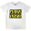Public Enemy Unisex T-Shirt: Four Logos (White)