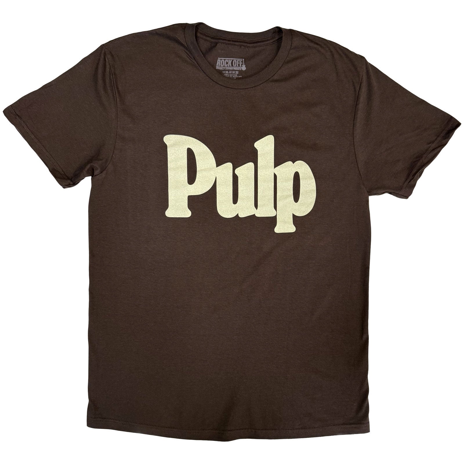 Pulp Unisex T-Shirt: New Logo (Brown)