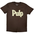 Pulp Unisex T-Shirt: New Logo (Brown)