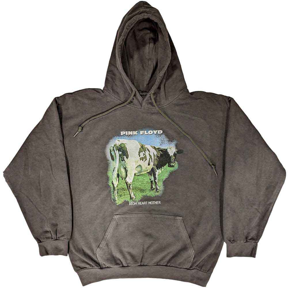 Pink Floyd Unisex Pullover Hoodie: Atom Heart Mother Fade (Charcoal Grey)