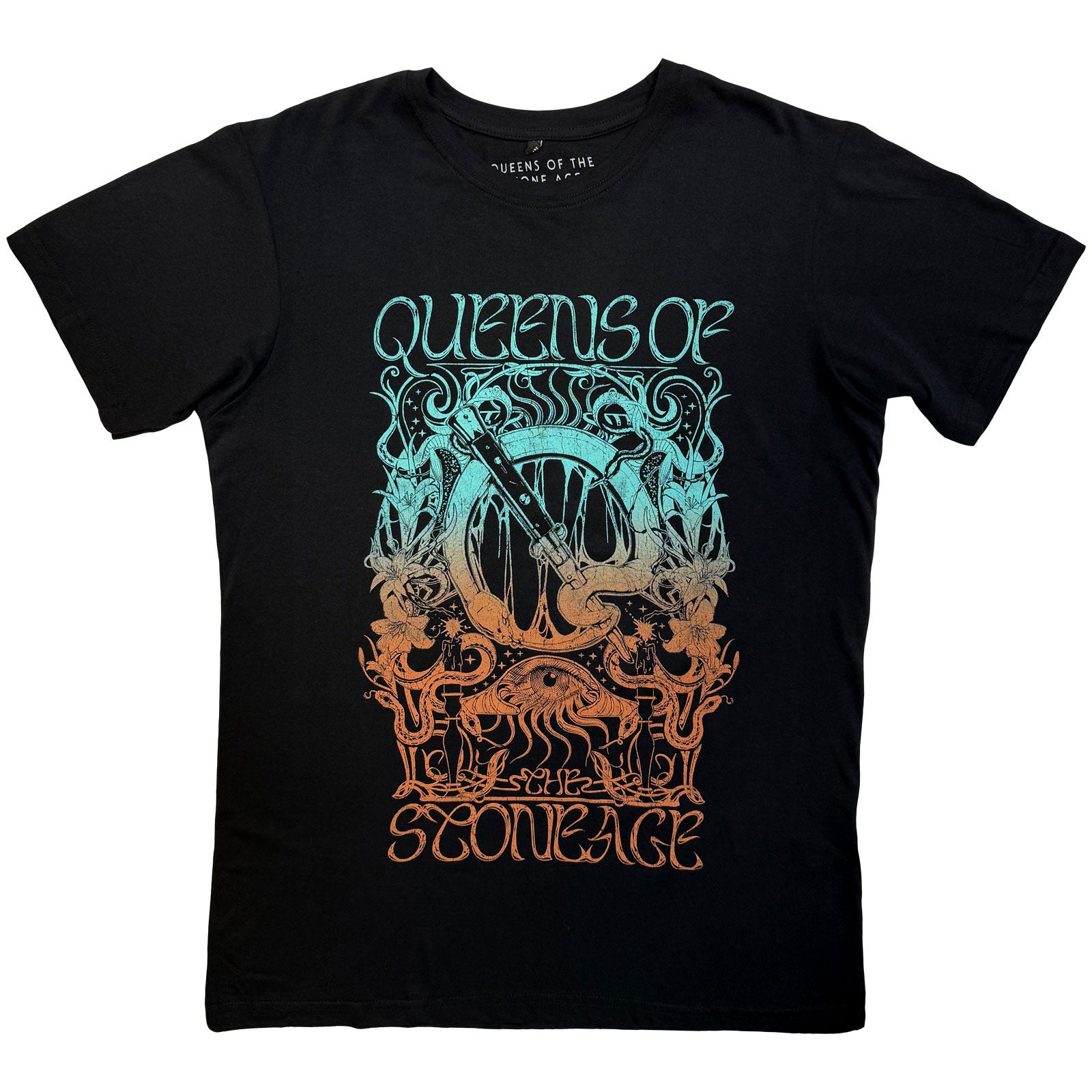 Queens Of The Stone Age Unisex Premium Carbon T-Shirt: Montage (Black)