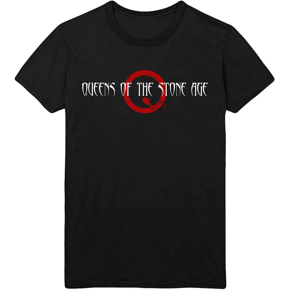 Queens Of The Stone Age Unisex T-Shirt: Text Logo (Black)