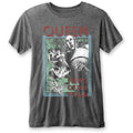 Queen Unisex Burnout T-Shirt: News of the World (Charcoal Grey)