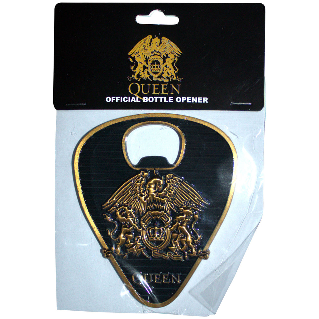 Queen Bottle Opener: Gold Crest Plectrum