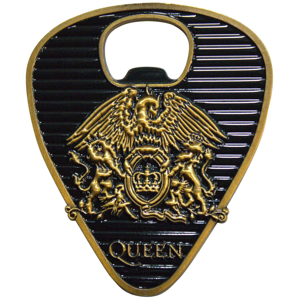 Queen Bottle Opener: Gold Crest Plectrum