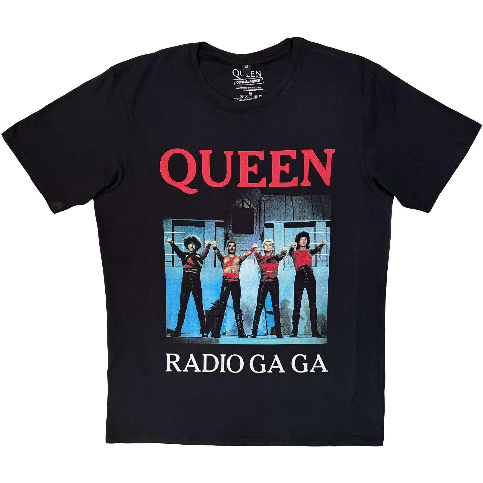 Queen Unisex Premium Carbon T-Shirt: Radio Ga Ga (Black)