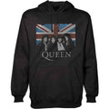 Queen Unisex Pullover Hoodie: Vintage Union Jack (Black)
