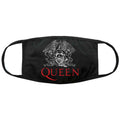 Queen Face Mask: Classic Crest (Black)