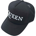 Queen Unisex Mesh Back Cap: Logo (Black)