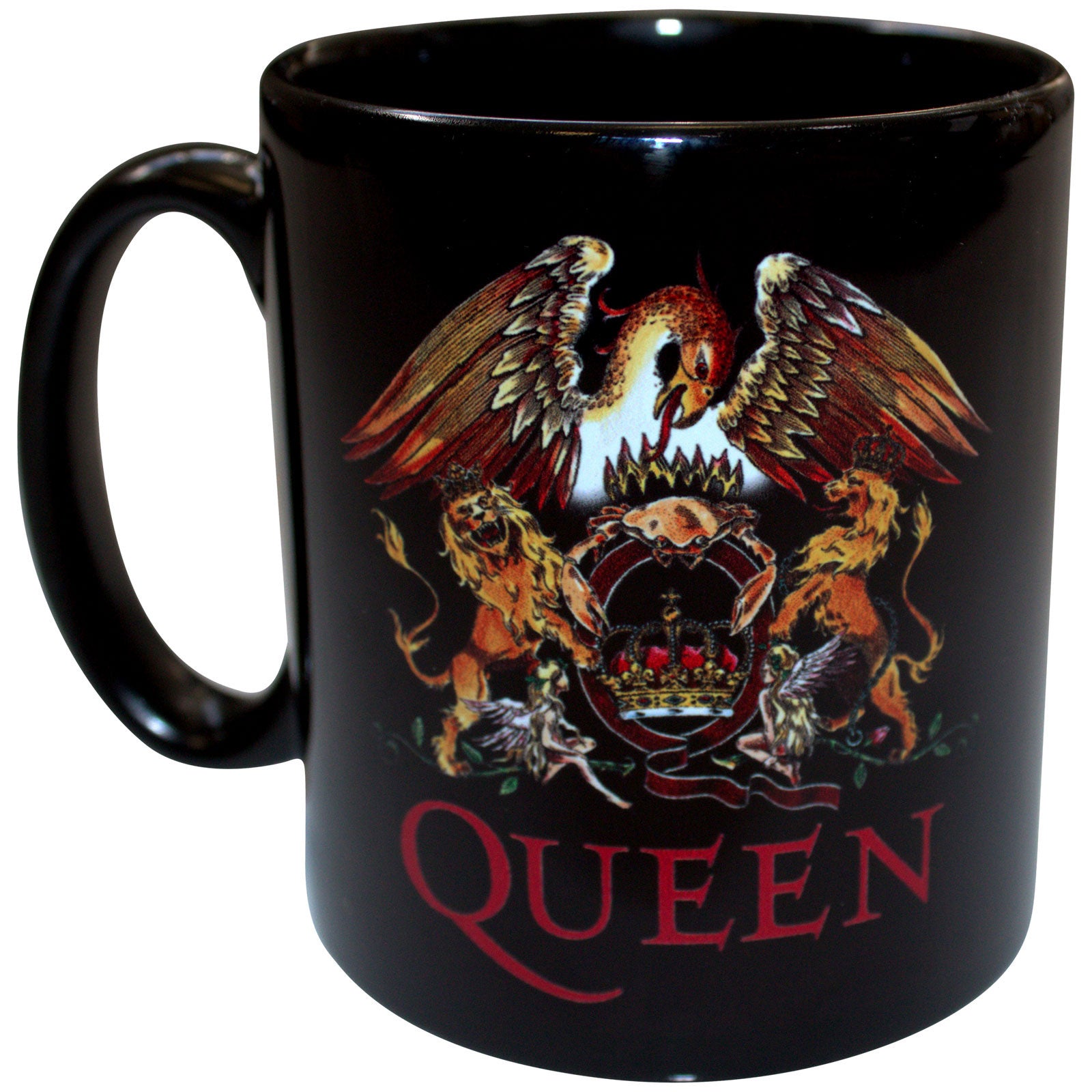 Queen Unboxed Mug: Classic Crest (Black)